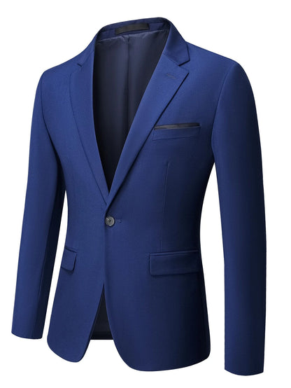 Manfinity Mode Men 1Pc Single Button Blazer & 1Pc Suit Pants